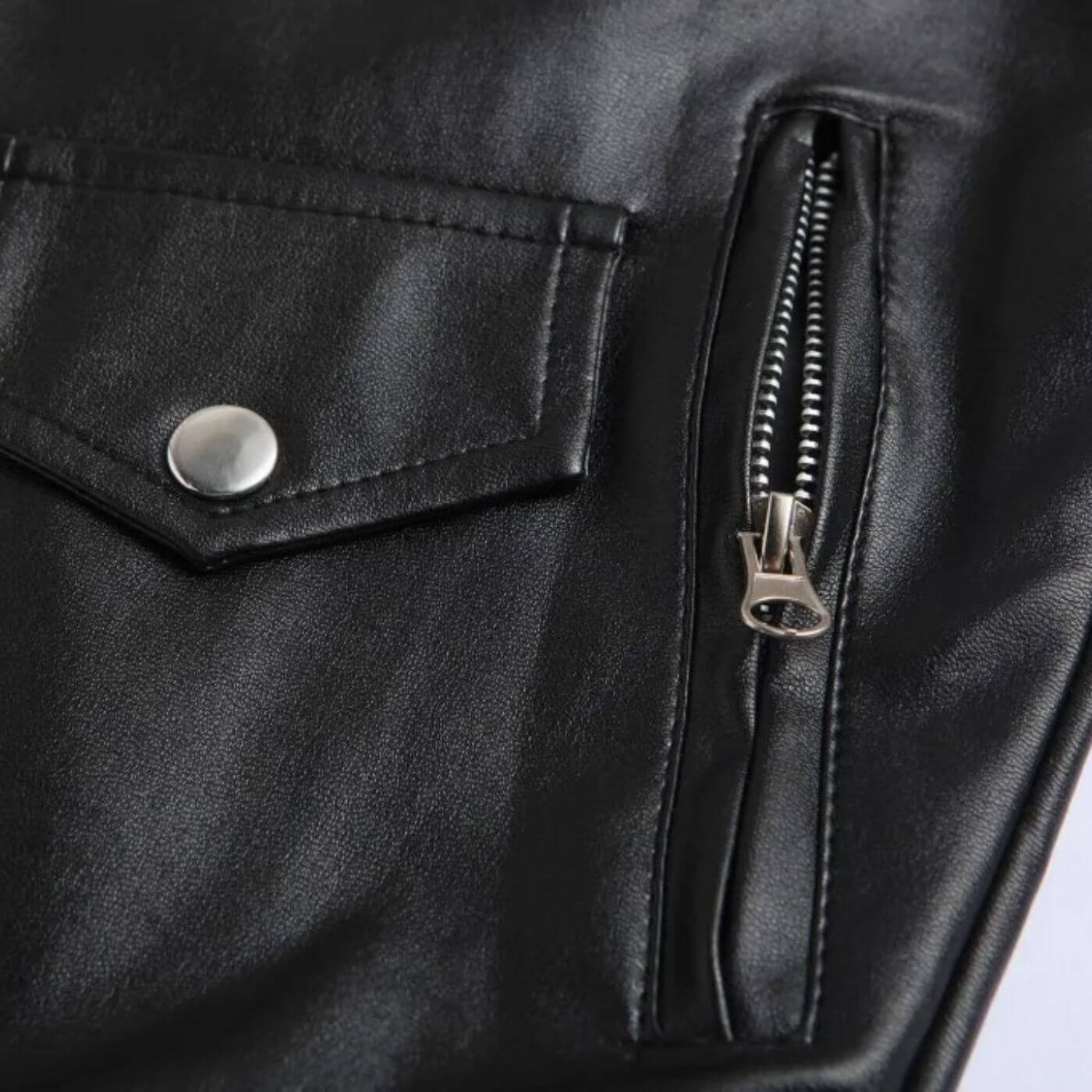 Marc™ - Veste de Biker en Cuir Premium avec Style