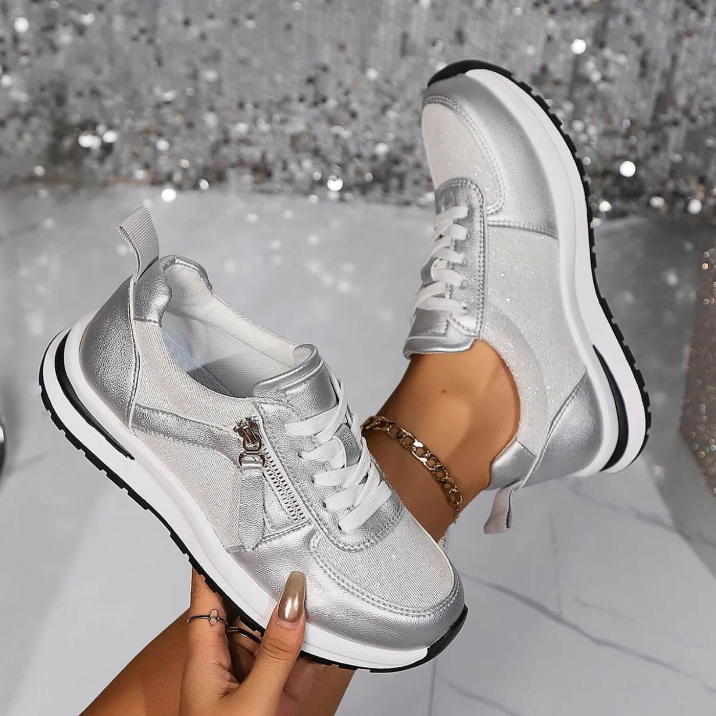 Noémi™ - Baskets Orthopédiques Élégantes