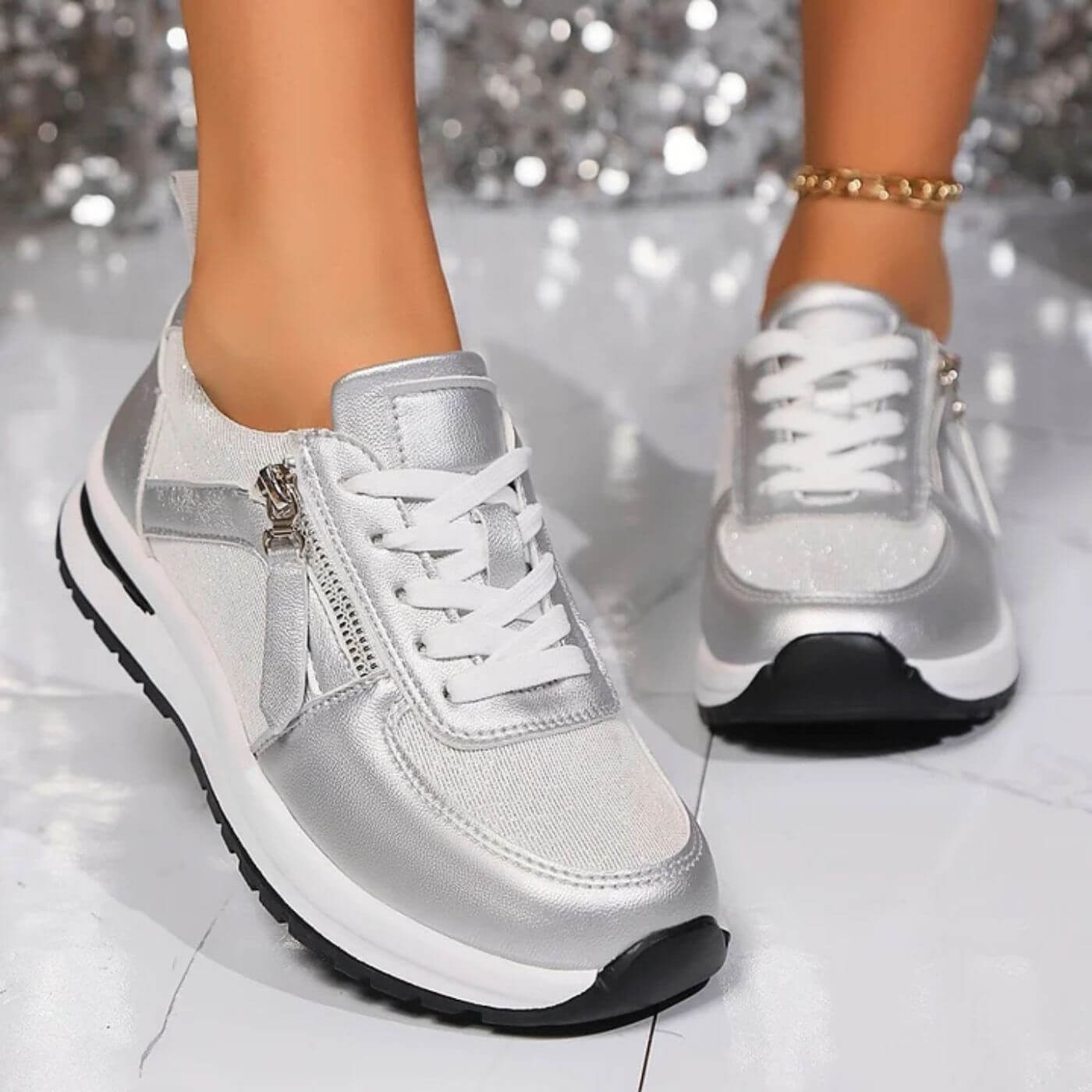 Noémi™ - Baskets Orthopédiques Élégantes