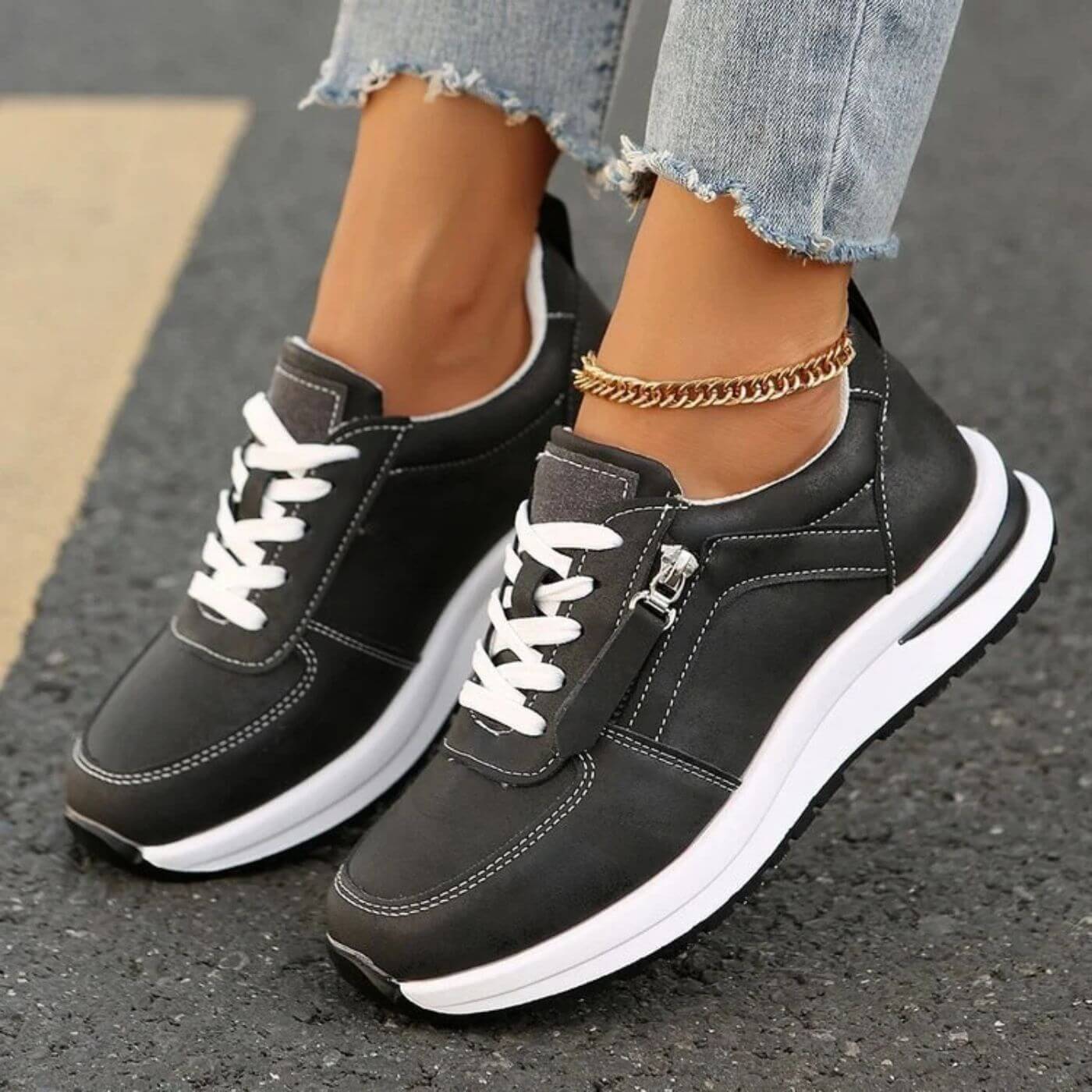 Noémi™ - Baskets Orthopédiques Élégantes