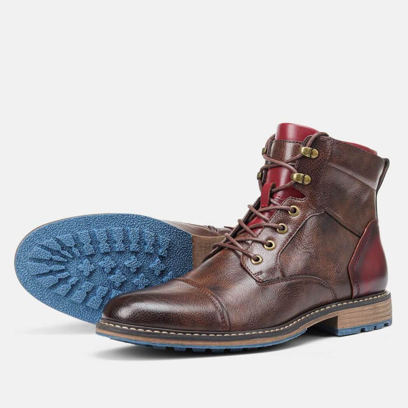 Philippe™ - Bottes Oxford en cuir haut de gamme