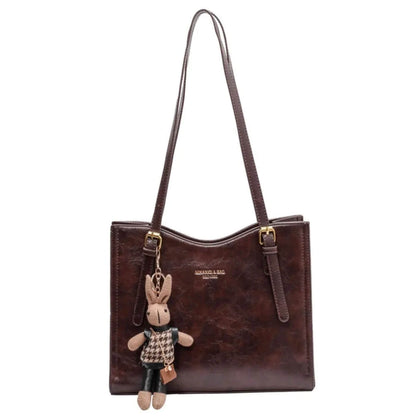 Alix™ – Sac Bandoulière Vintage avec Charm Lapin