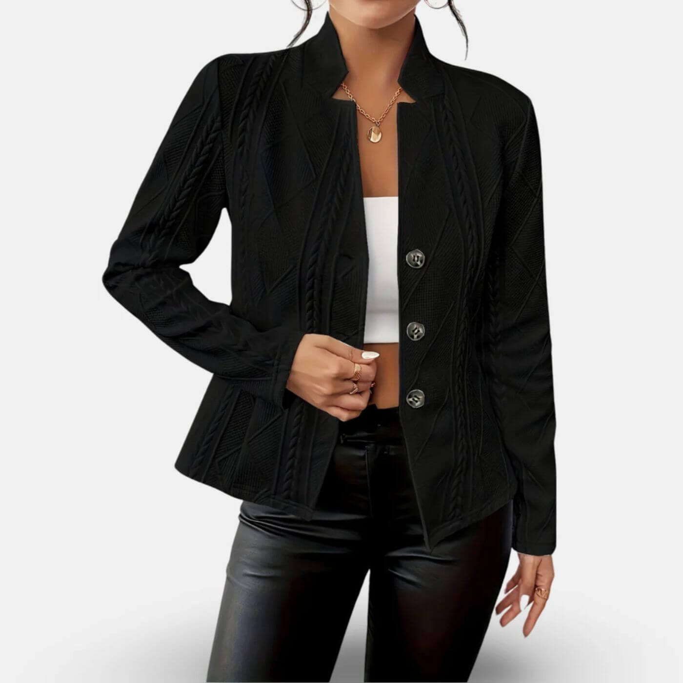 Chloé – Blazer Cintré au Style Affirmé (1 acheté = 1 offert)