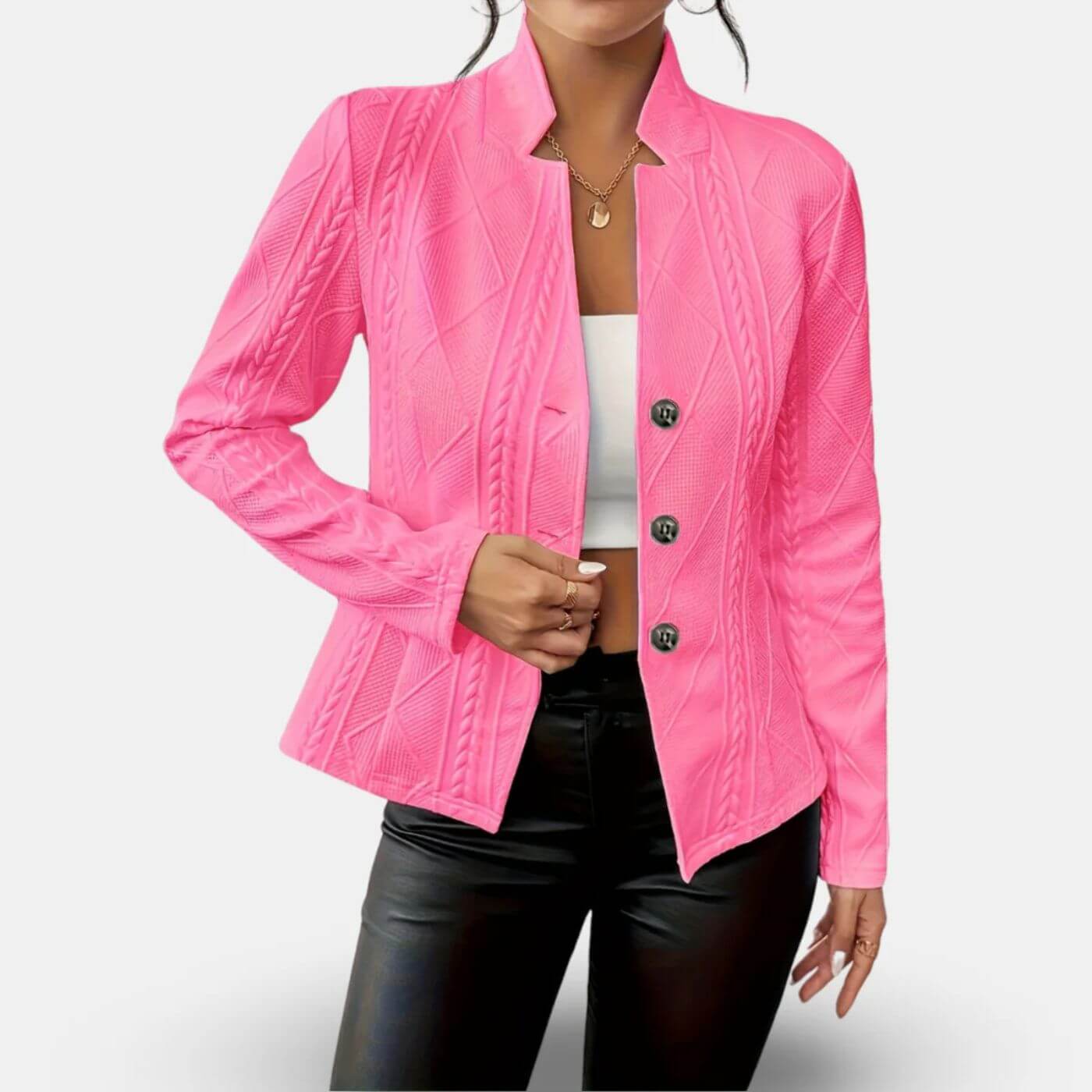Chloé – Blazer Cintré au Style Affirmé (1 acheté = 1 offert)