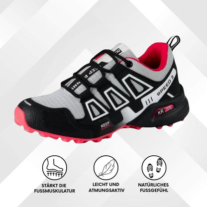 ComfortTrek™ – Chaussures de Randonnée Ergonomiques contre la Douleur