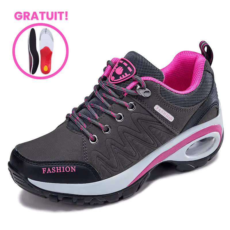 OrthoTrek™ - Chaussures de randonnée avec semelle orthopédique gratuite
