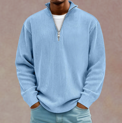 Élégance Zippée | Pull Demi-Zippé Élégance Confort