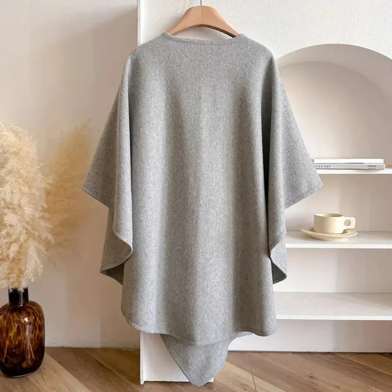 Long châle poncho