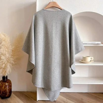 Long châle poncho